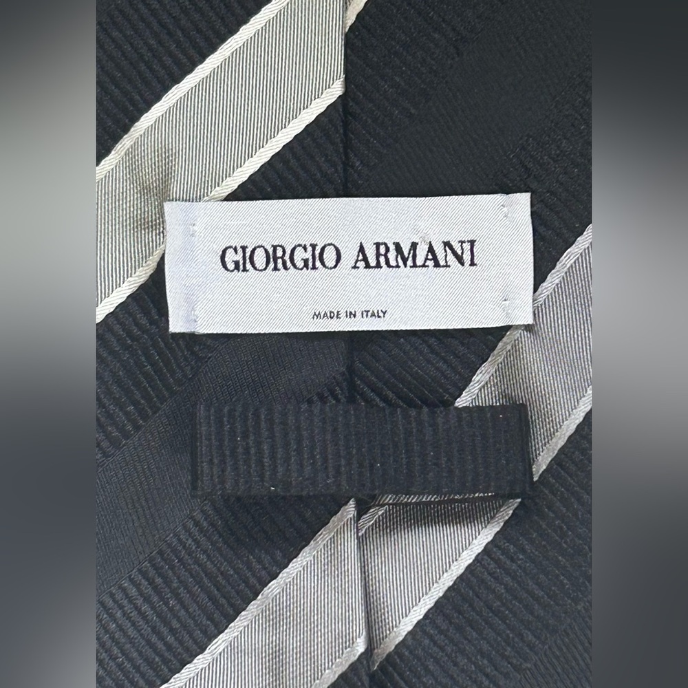 GEORGIO ARMANI TIE STRIPED MENS - Picture 5 of 6